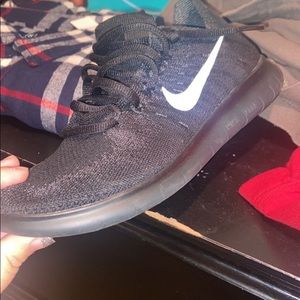 Womens black reflective Nikes